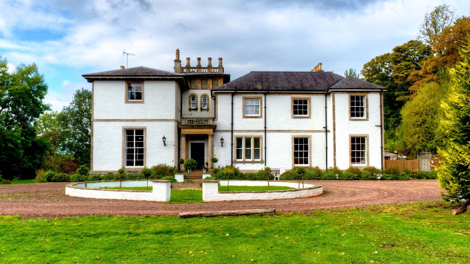 Kirkhill Mansion, front elevation